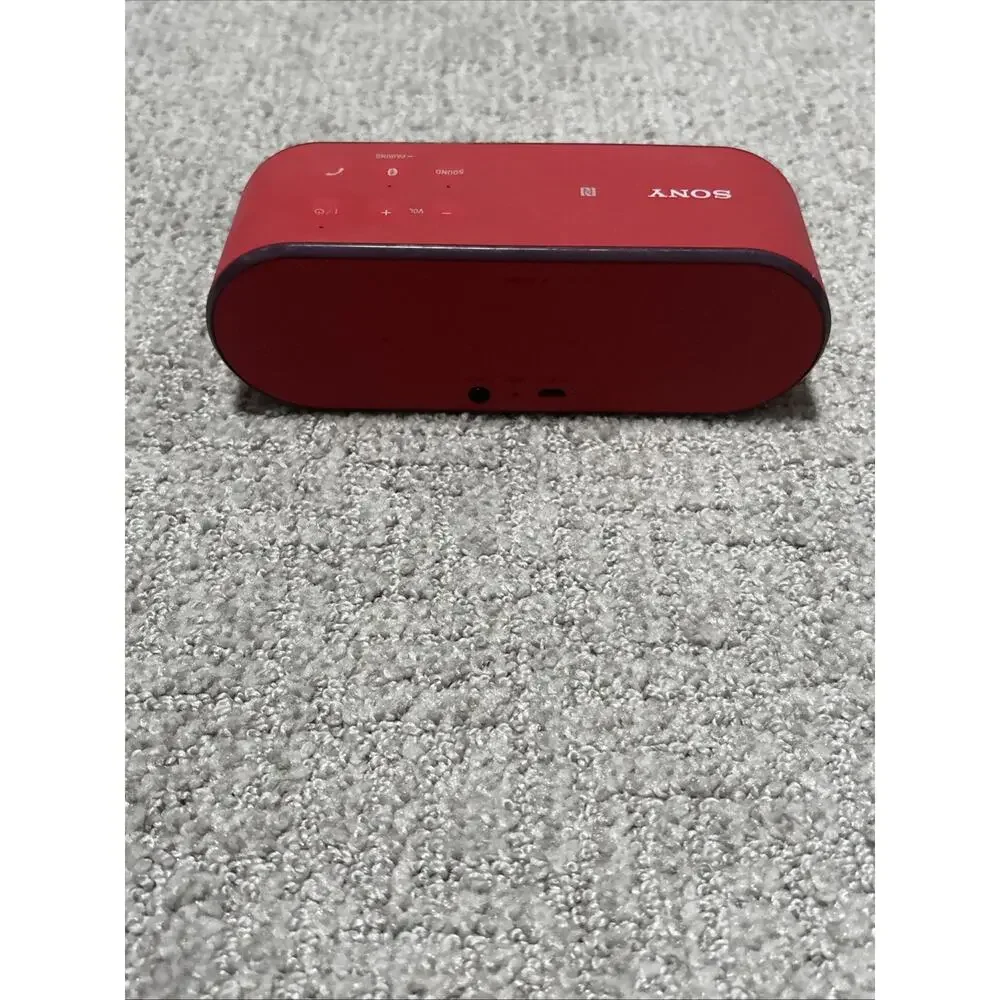 Sony SRS-X2 Red Portable Bluetooth Speaker Tested Working